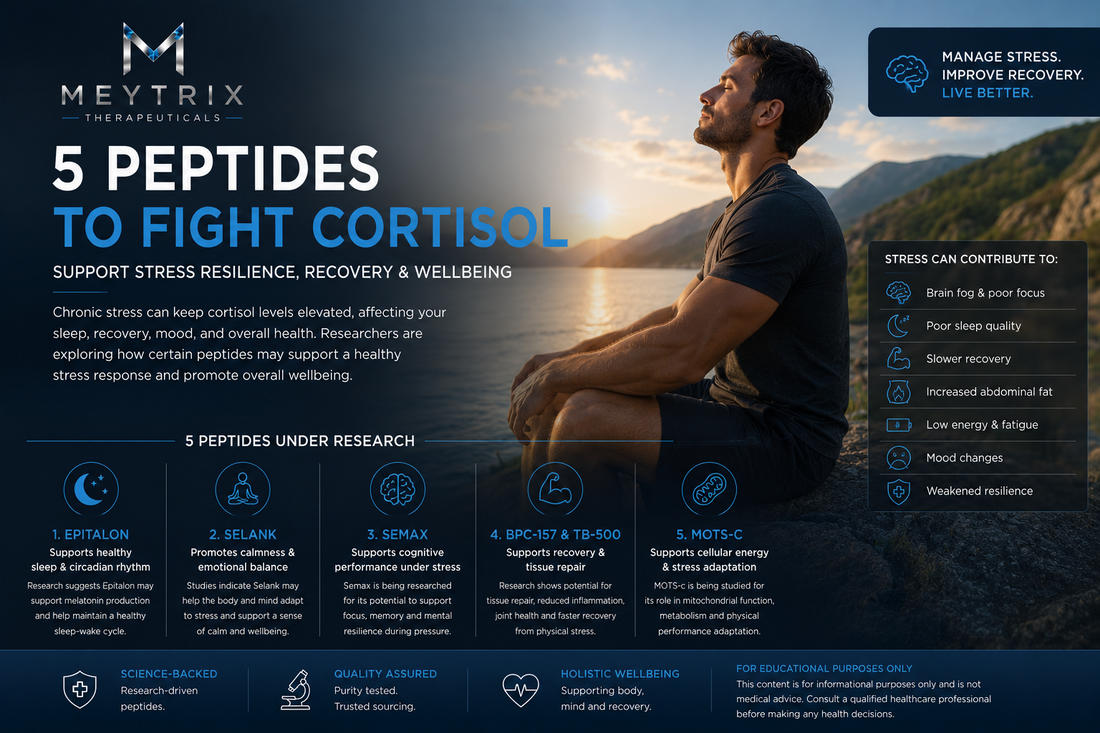 5 Peptides Being Researched for Stress, Cortisol &amp; Better Recovery
