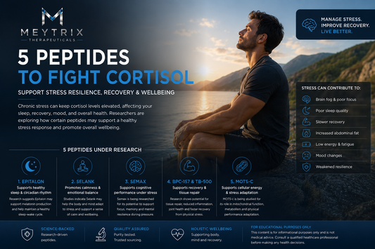 5 Peptides Being Researched for Stress, Cortisol &amp; Better Recovery