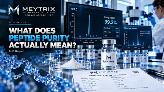 What Does Peptide Purity Actually Mean?