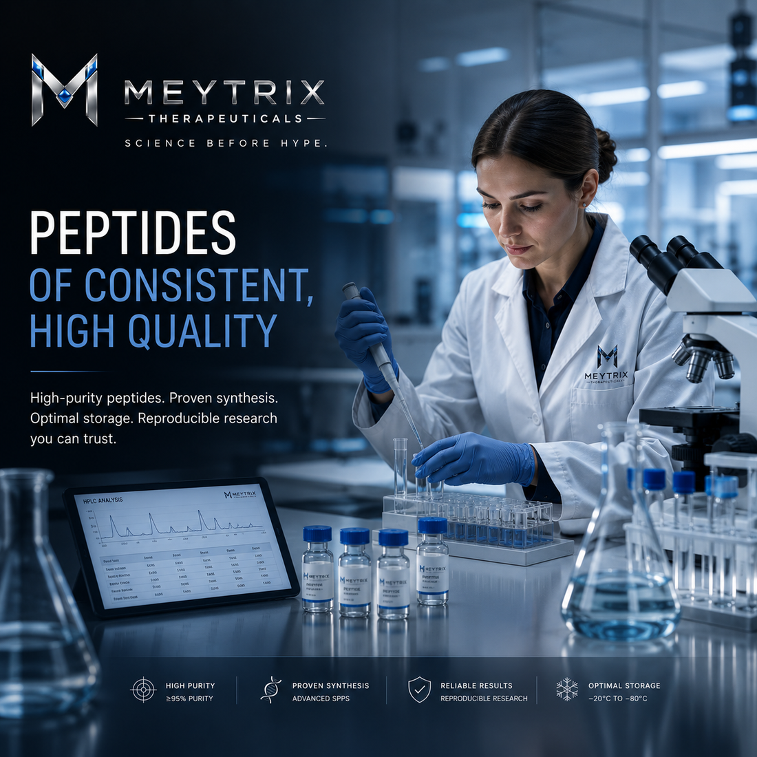 High-Purity Research Peptides: Synthesis, Purity & Storage Guide | Jupiter Peptides