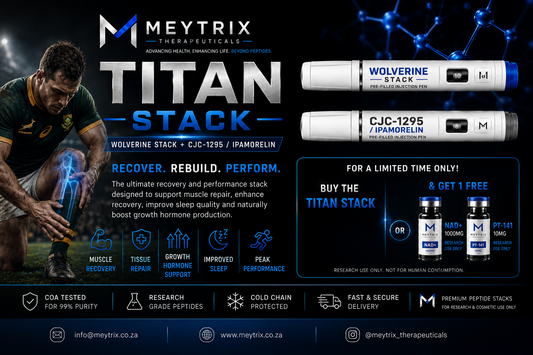 Titan Stack - Wolverine Stack + Cjc-1295/Ipamorelin Bundle - Free Peptide Included